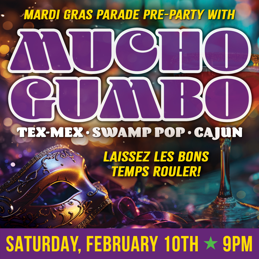 Mucho Gumbo: Mardi Gras Parade Pre-Party!