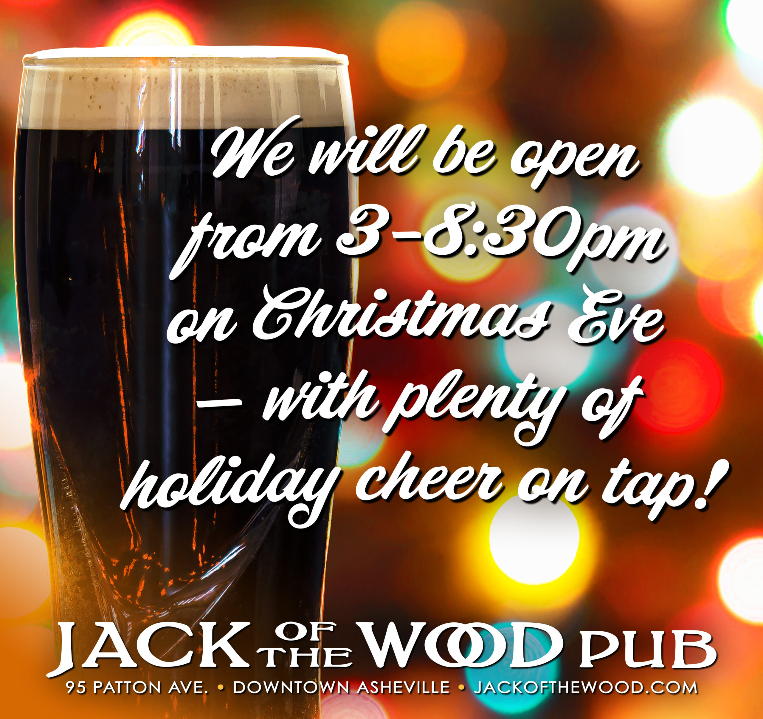 CHRISTMAS EVE SPECIAL HOURS