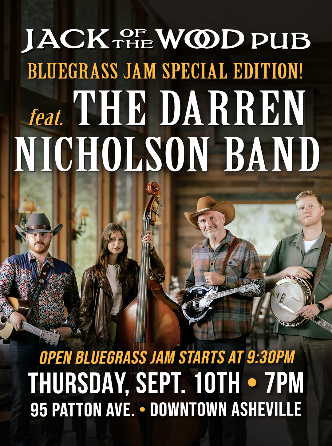 BLUEGRASS JAM SPECIAL EDITION FEATURING THE DARREN NICHOLSON BAND