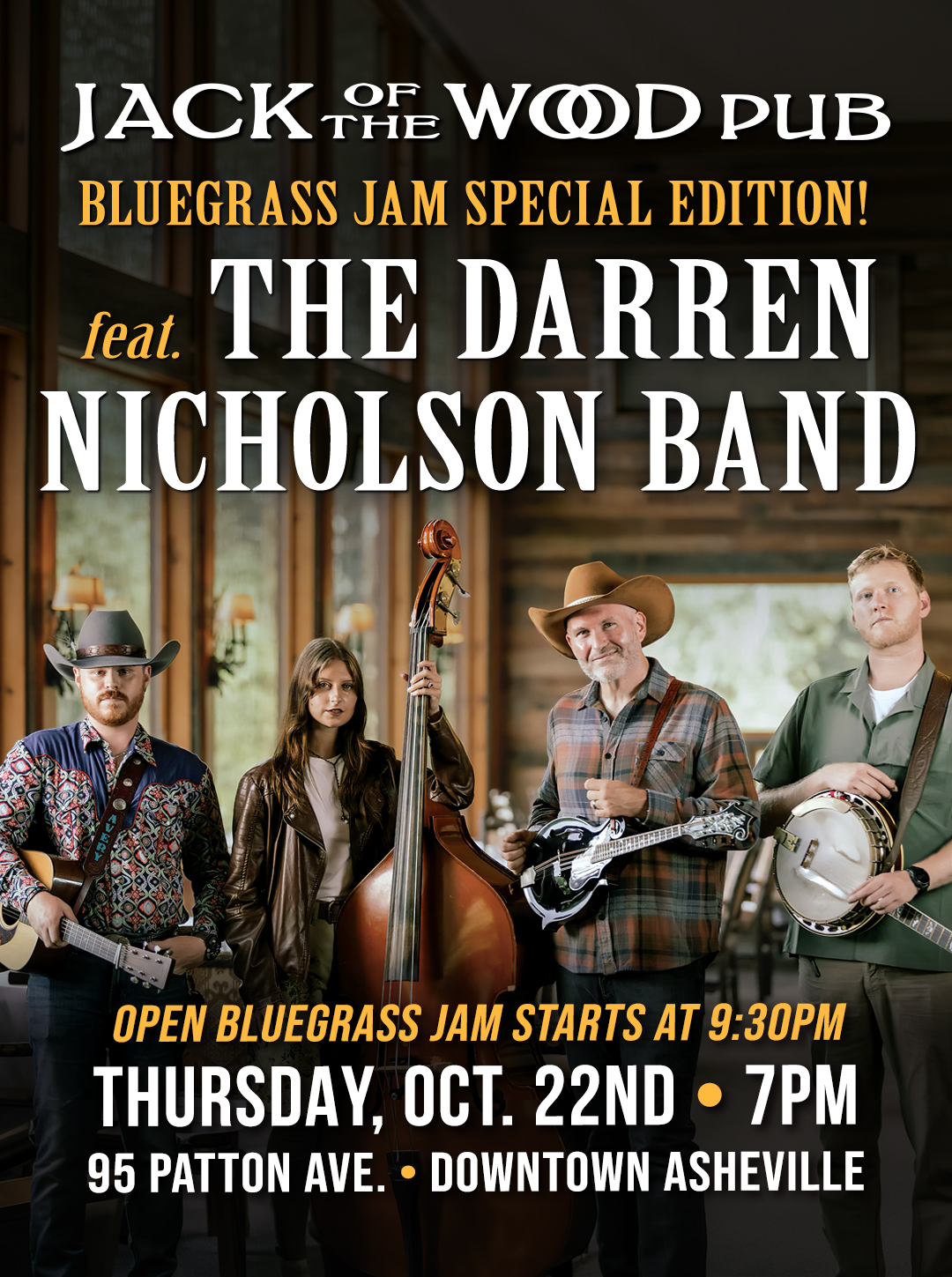 BLUEGRASS JAM SPECIAL EDITION FEATURING THE DARREN NICHOLSON BAND